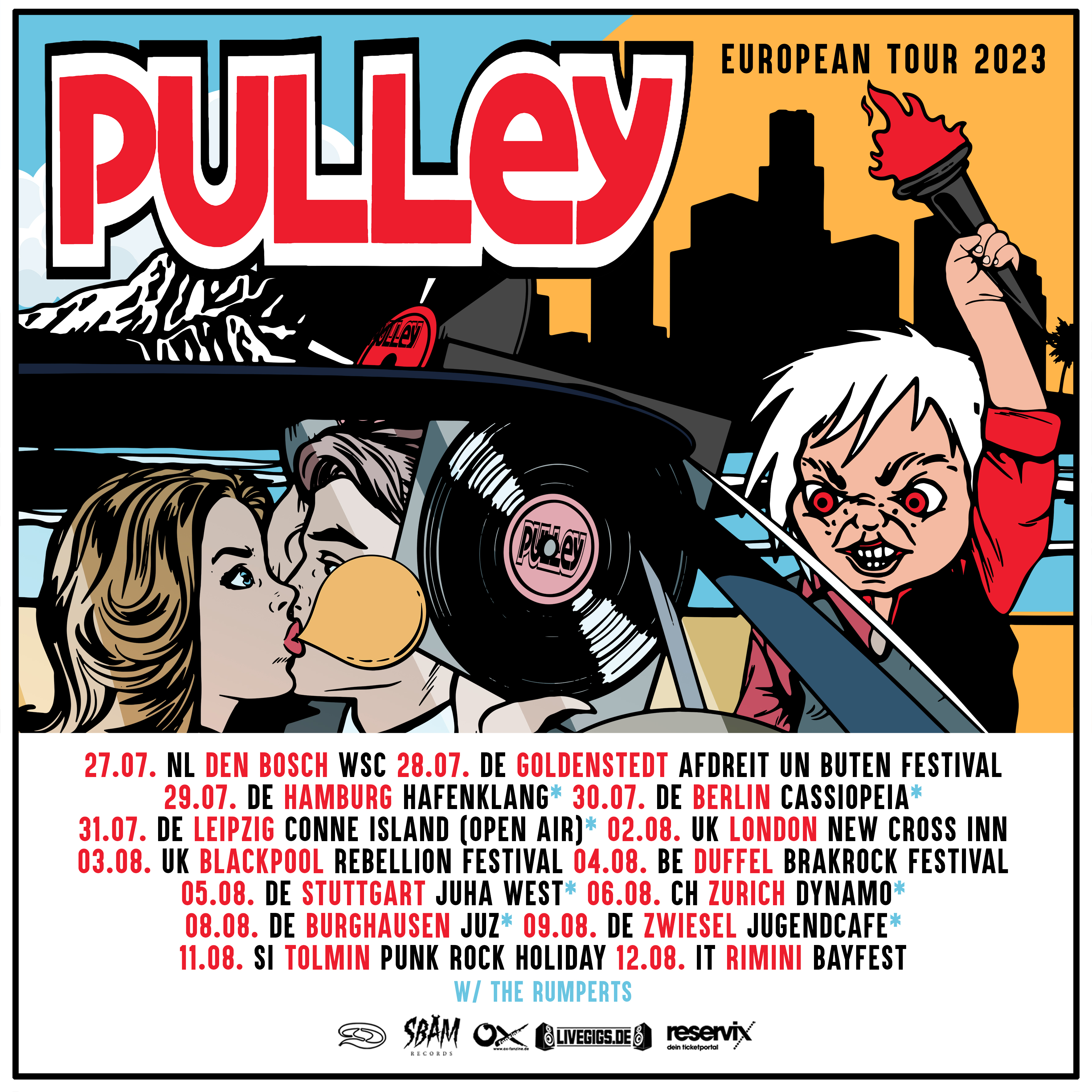PULLEY • SUMMER TOUR 2023