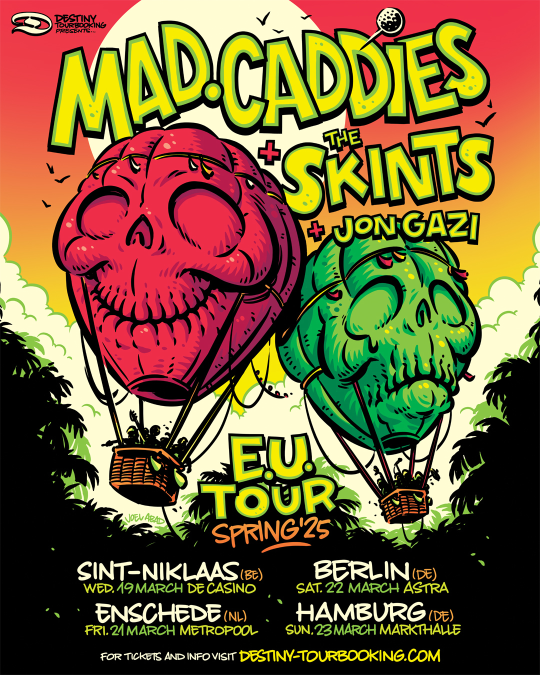 MAD CADDIES + THE SKINTS + JON GAZI - EU & UK 2025